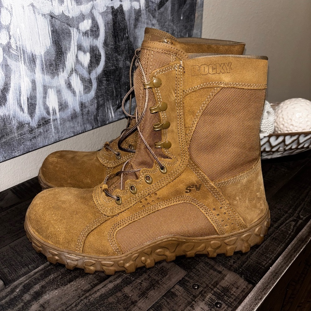 Rocky Men's Tan Tactical Work Boots